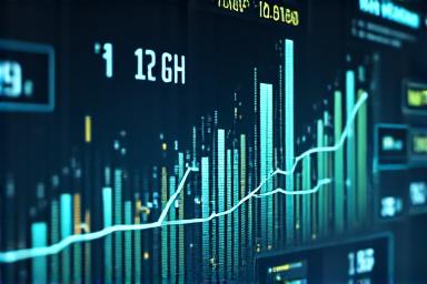 Charts showing increasing performance